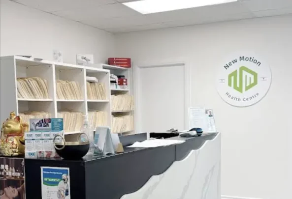 New Motion Health Centre photo of front desk of New Motion Health Centre